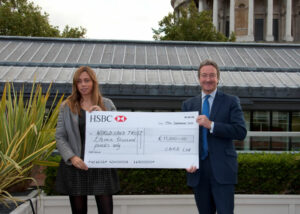 CBRE Projects Group cheque presentation