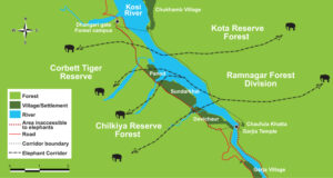 Chilkiya Kota corridor map