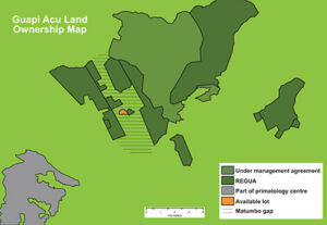 Map showing Matumbo Gap