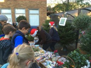 Children at the RPPS Christmas Fayre in 2014.