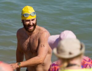 Henry Teare, World Land Trust Fundraiser Channel Swim