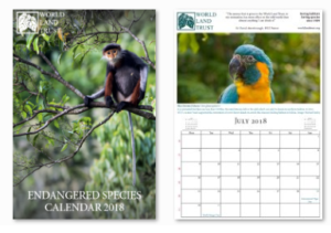 WLT Endangered Species Calendar 2018