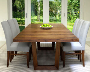 Berrydesign's Brunel Extending Dining Table in solid walnut