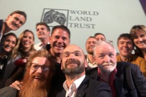 Monty Halls taking a selfie of all the One Wild Night speakers. Image: Monty Halls