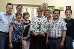 WLT Founder John Burton presented with Grito de la Selva award. Image: Guyra Paraguay