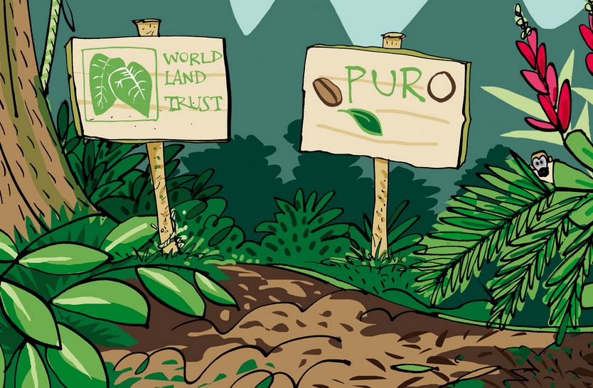 WLT and Puro Partnership ©PuroFairtradeCoffee