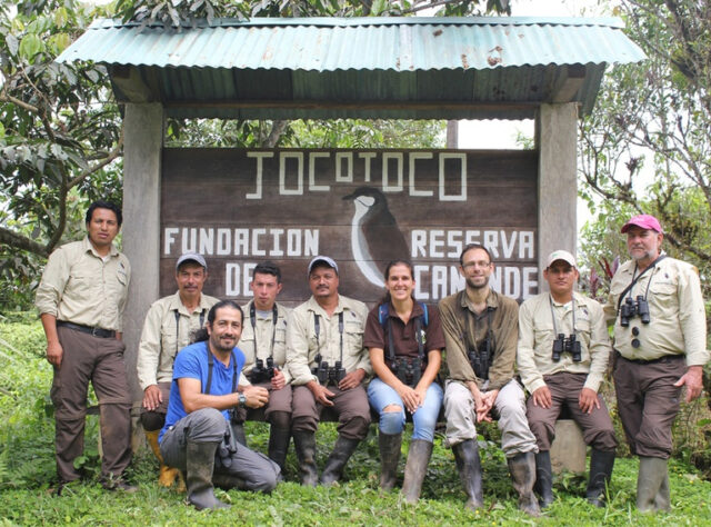 Fundación Jocotoco team at Canande reserve