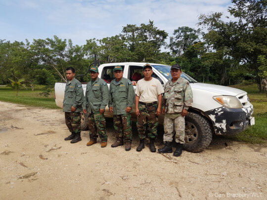 Programme fro Belize rangers at the Hill Bank Field Station ©Dan Bradbury/WLT