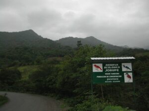 Jorupe reserve and sign