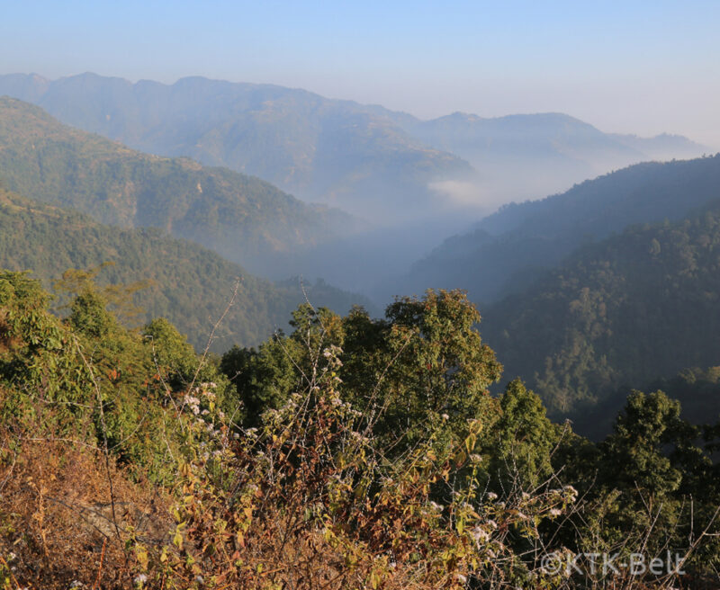 Scenic view of Yangshila region of the eastern Siwalik Foothills of Nepal