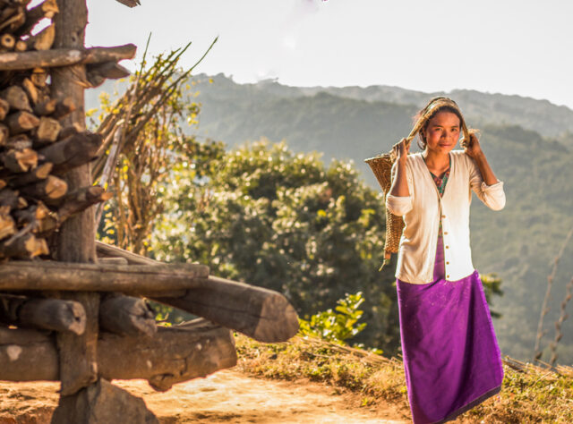 A member of the A’chik Mande community in the Garo Hills, India.