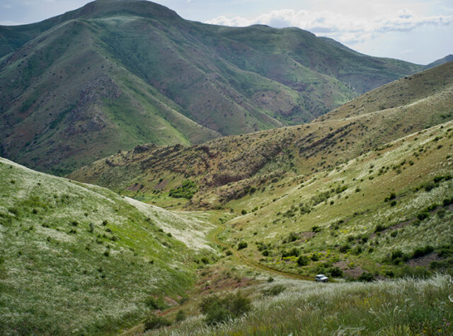 Treeless valley in the Caucasus Wildlife Refuge. Credit: ©David Bebber