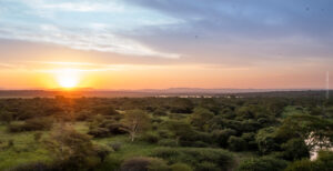 Sunset over Ukuwela, South Africa