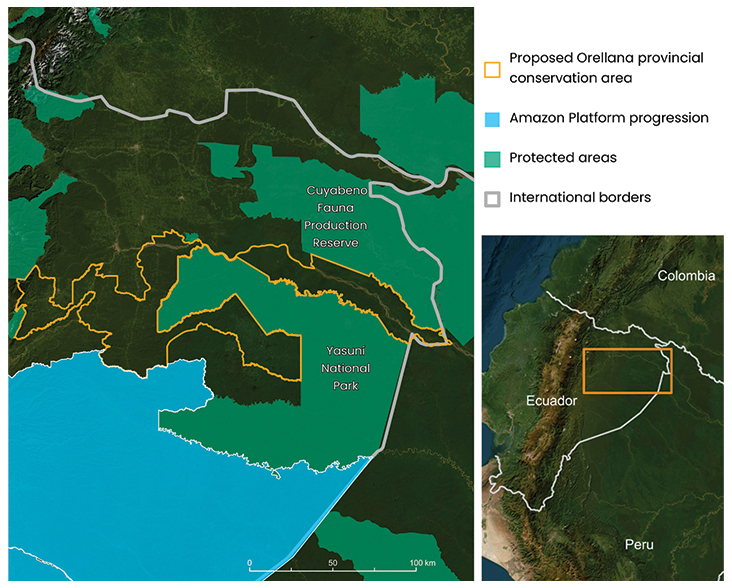 Orellana appeal map