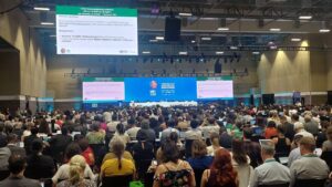 A packed meeting room at COP16.