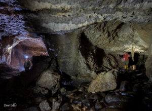 The cave underlying the Río Anzu Reserve, with stalagmites holding a climate history that goes back thousands of years. Credit: Zane Libke