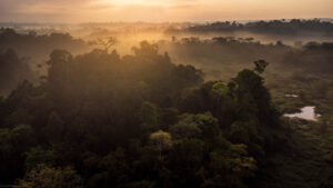 Sunset over the Middle Magdalena Valley